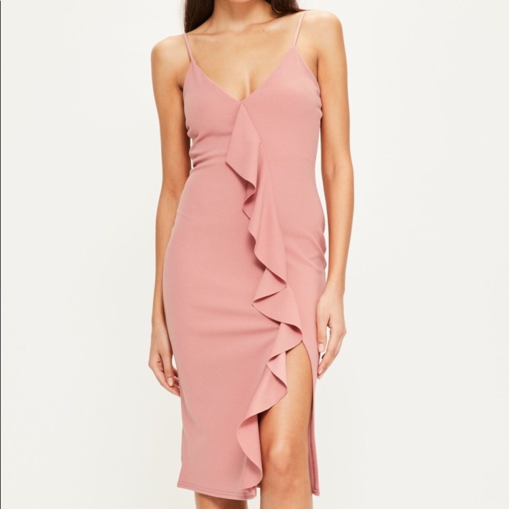 Pink Ruffle Dress